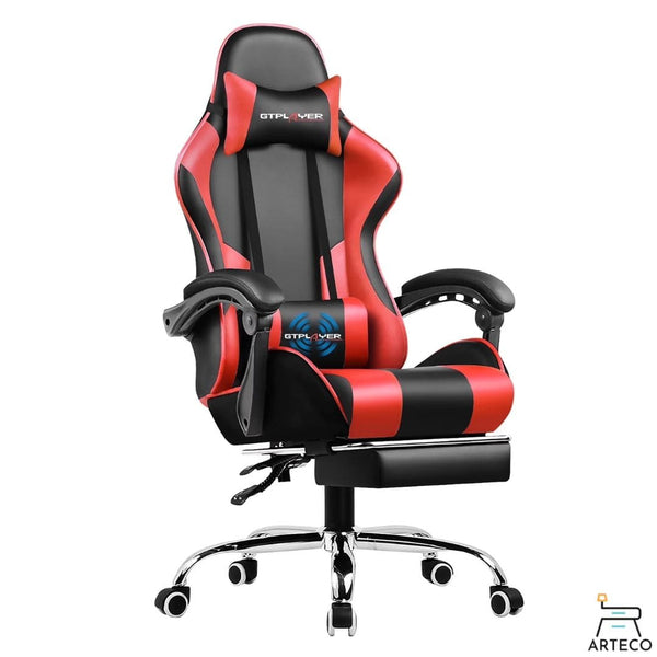 NITRON™ – Chaise Gaming & Bureau Ergonomique avec Repose-Pieds