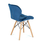 Mobra - Chaise Scandinave Velours