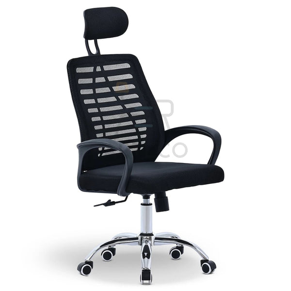 VAREON™ Chaise de Bureau President – Dossier Mesh & Appui-Tête Réglable