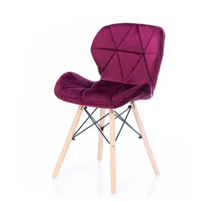 Mobra - Chaise Scandinave Velours