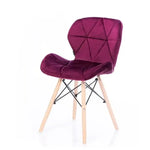 Mobra - Chaise Scandinave Velours