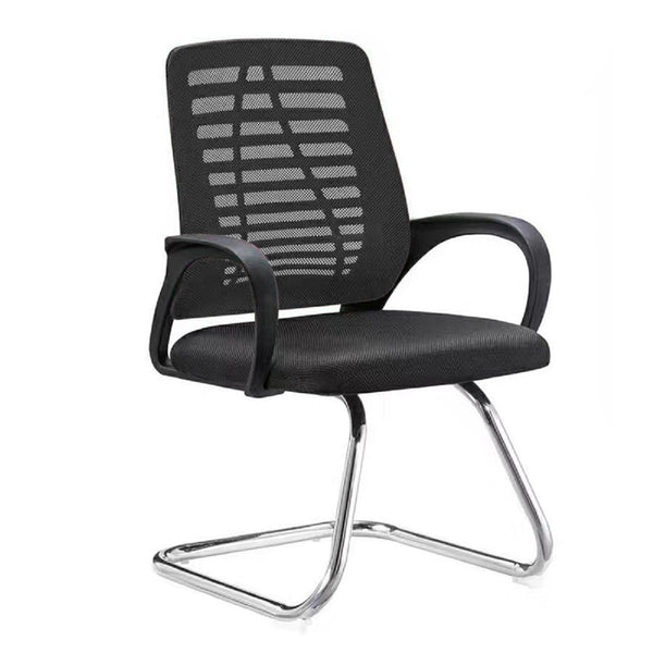 STRYVON – Chaise Visiteur Avec Pieds en Métal Chromé