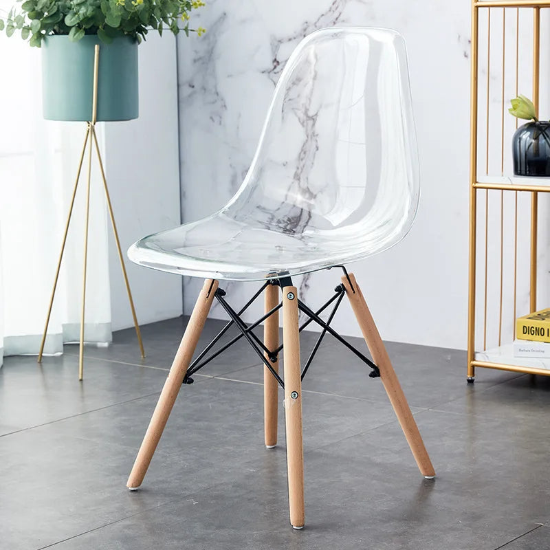 Artzilla - Chaise Scandinave Transparente