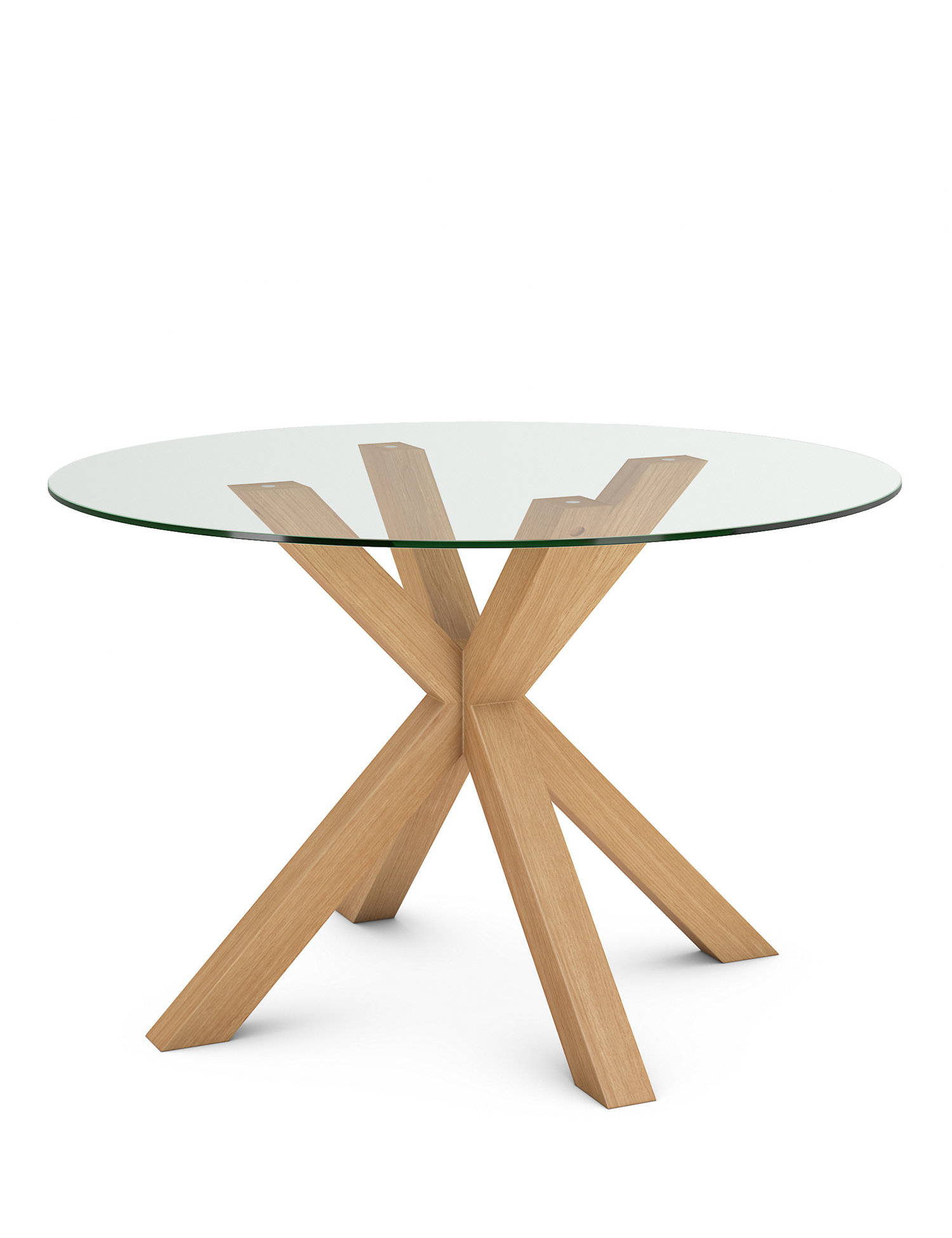 LUNA - Table à Manger Ronde Verte 120CM