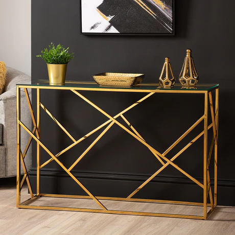 ROMA - Table Console Gold