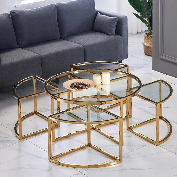 Decode Riga Table RIGA - Table Basse Gold – ARTECO MAROC