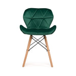 Mobra - Chaise Scandinave Velours