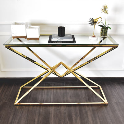 LAVAL - Table Console Gold