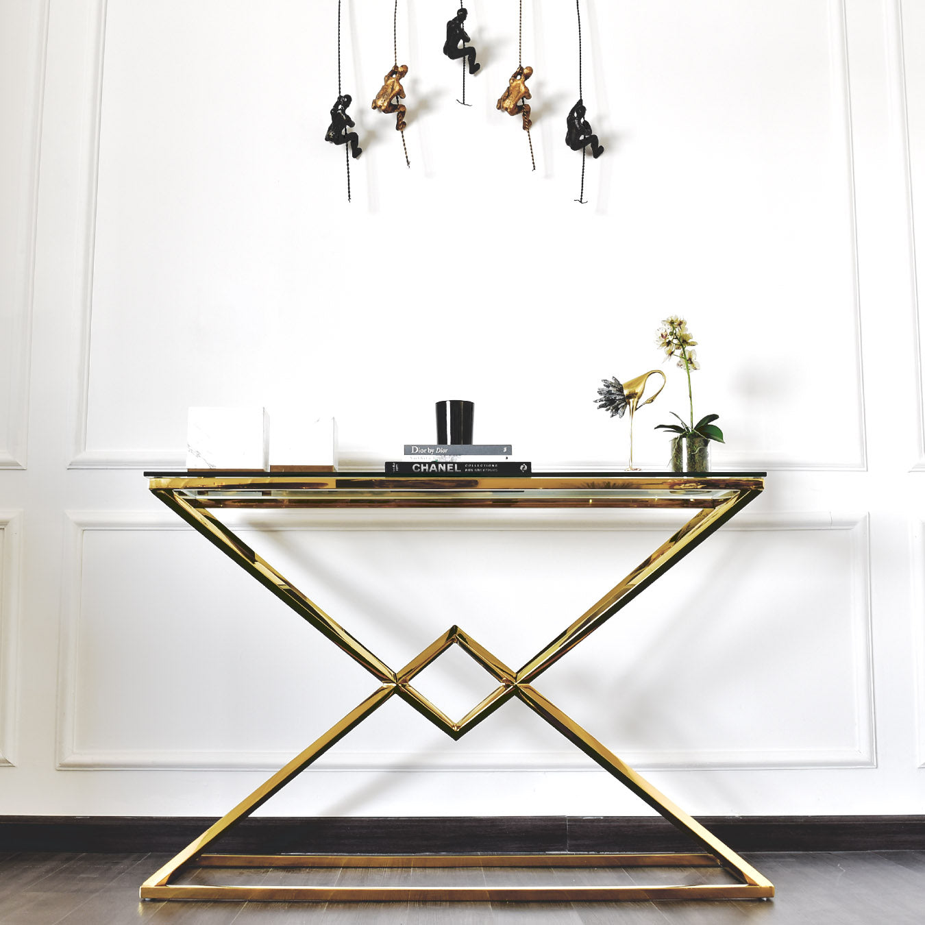 LAVAL - Table Console Gold
